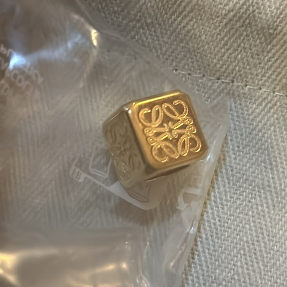 Loewe Small Anagram strap in Calfskin and Brass - Picture 5 of 7